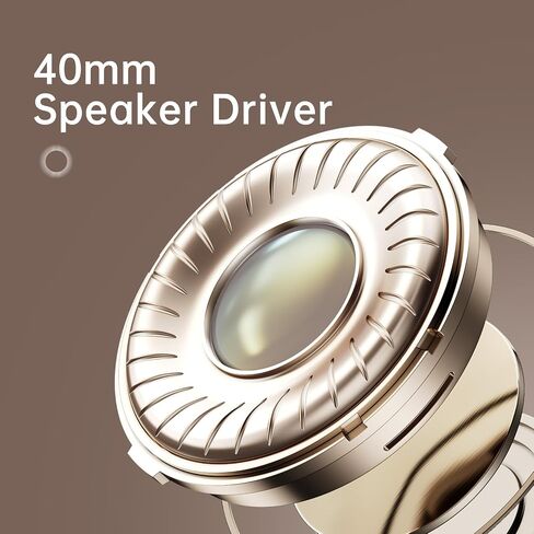 Retro Headphones, Old School Style, Hybrid Active Noise Cancelling, On-Ear Design with Bluetooth V5.4, Up to 60 Hours of Playtime, Built-in Microphone for Seamless Calls (Black) in Saudi Arabia