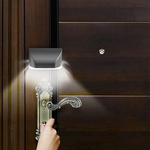 Home Keyhole Light by Battery Operated Auto Sensor Motion Detector Light with 4 LED lamp for Key Hole/Door Lock Kitchen Hallway Stairway (2Pack Gold) in Saudi Arabia