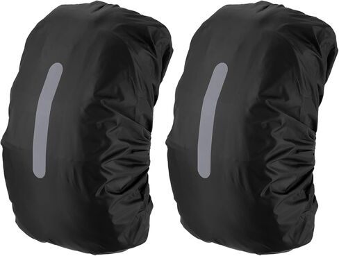 PATIKIL Waterproof Backpack Rain Cover, Non-Slip Backpack Cover with Vertical Reflective Strap Stay Dry in Saudi Arabia