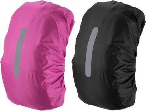 PATIKIL Waterproof Backpack Rain Cover, Non-Slip Backpack Cover with Vertical Reflective Strap Stay Dry in Saudi Arabia