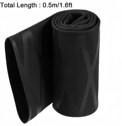 50mm Dia 81mm Flat Width EVA Heat Shrink Tubing Insulation Sleeving,Shrinkable Tube Cable Sleeve 1.5m in Kuwait