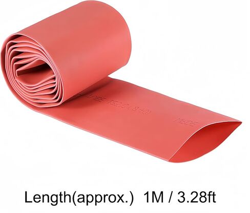 50mm Dia 81mm Flat Width EVA Heat Shrink Tubing Insulation Sleeving,Shrinkable Tube Cable Sleeve 1.5m in Kuwait