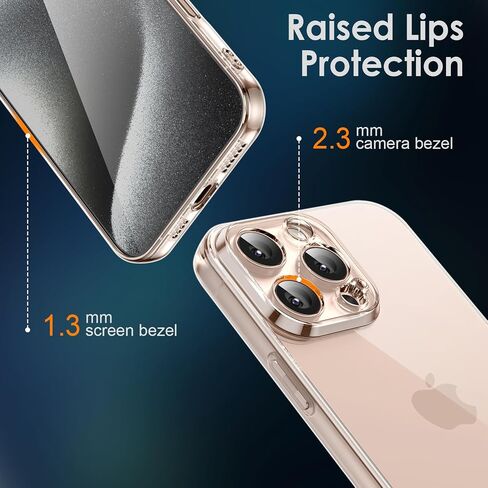 Shamo's Clear TPU Case for iPhone – with Camera Protection, Ultra Slim, Shockproof, Anti-Yellowing, Scratch-Resistant, Wireless Charging Compatible, Enhanced Grip (for iPhone) in Saudi Arabia