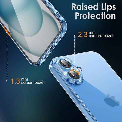 علبة TPU الواضحة لشامو لـ iPhone 16 Pro-Ultra Slim ، Hockproof ، Anti-Yellowing ، مقاومة للخدش ، شحن لاسلكي متوافق ودقيق ، قبضة محسّنة-شفافة (لـ iPhone 16 Pro) in Saudi Arabia
