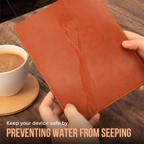 Kindle Leather Case Lightweight Ultra-Thin Protective Kindle Paperwhite Sleeve Kindle Oasis Premium PU Leather Cover 6th to 12th Generation Kobo Cover (11th~12th Generation, Brown) in Saudi Arabia