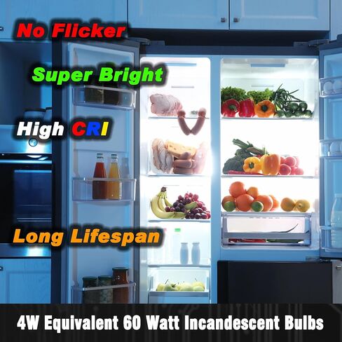 4W 297048600 ثلاجة مصباح ضوء استبدال 40 واط فريزر الثلاجة لمبة T8 E17 مصباح مصباح LIGH in Kuwait