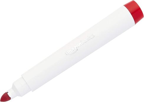 Amazon Basics Colored Markers Pack of 10, Broad Line Washable Markers, Multicolored for Drawing, School in Saudi Arabia