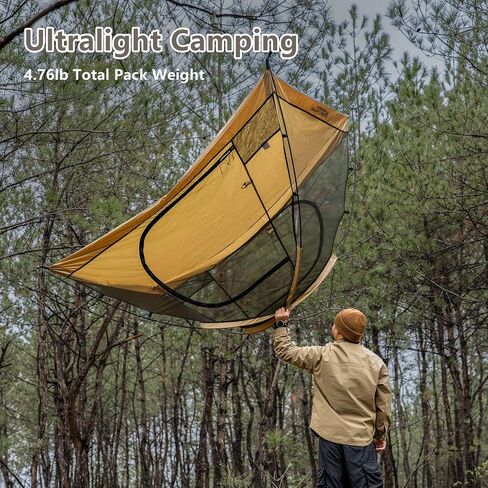 BISINNA Backpacking Tent 2 Person Lightweight Camping Tent Waterproof 3 Season with Aluminum Pole for Outdoor Mountaineering Hiking Travel in Saudi Arabia