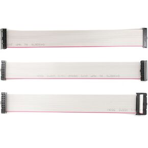 IDC GPIO RIBBON CABLE FLAT FEMINGE إلى 20 نقطة من الباين إلى 20Pin 2x10 دبابيس 3 أنواع التوصيل (حزمة 3)