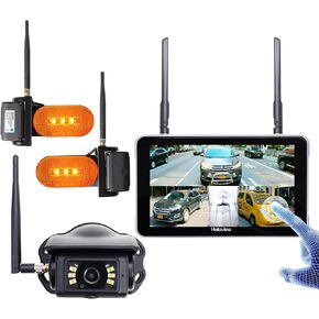 Haloview Byte Tango BT6 Touch Plus 1080P Wireless Backup Camera System with 3 Cameras & 5.5" Touch Screen