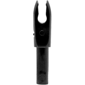Bohning F Nock - .166 Shafts (4mm, VAP, Nano, Micro), 12 Pack, Black