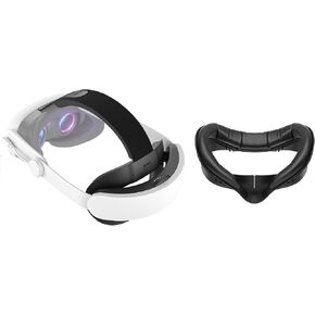 KIWI design K4 Boost Comfort Battery Head Strap and V4 Face Pad Compatible with Meta Quest 3S