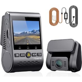 VIOFO A129 Plus Duo 2K Dual Dash Cam with HDR, GPS & Wi-Fi - Front & Rear 1440P/1080P Dash Camera with Night Vision & Motion Detection - Includes Hardwire Kit for Parking Mode