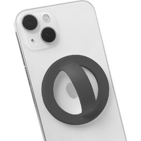 Magnetic Silicone Phone Grip | Super Strong Magnetic Design, 360° Rotation, Comfortable Grip, Compatible with iPhone 16/15/14/13/12 Series, Perfect for Selfies and Watching Videos (Pink)