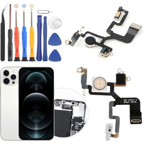 for iPhone 12 Pro Max Flash Light Flex Cable Replacement for iPhone 12 Pro Max A2342 A2410 A2412 A2411 Flashlight Flex Cable Module Connector Assembly Repair Parts