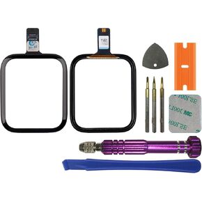 New Touch Screen Panel Digitizer Replacement Repair Kit incl Connector Compatible with Watch Series 5 44mm & SE 44mm with Repair Kit-No LCD Screen