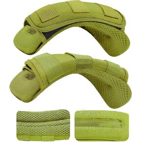2-Pack Shoulder Pad Ultra-Thick Tactical Vest Cushion for Laptop Bags, Messenger Bags, Briefcase Bags, Luggage Bags, Tool Bags, Travel Bags and Most Bags
