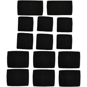 Tactical Elastic Belt Keepers Backpack Straps Holder Retainer ，Nylon Canvas Web Belt Elastic Loop Keeper for3/4 inch、1inch、1.5inch Wide Belt(14 Pcs)