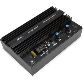 PA 80D Car Power Amplifier Board, 1000W Mono Subwoofer Plate Amp for Car Entertainment with Multiple Protections, Premium Material