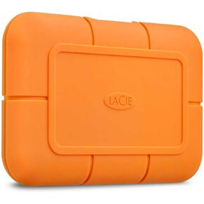 LaCie Rugged SSD 500GB, External SSD, USB-C, USB 3.0, Thunderbolt 3, Extreme water and 3m drop resistance, Mac, PC (STHR500800)