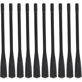 KRA-27M UHF هوائي حلزوني متوافق مع Kenwood TK372 TK-3207G TK-3140 TK3160 TK3170 TK3173 TK3180 TK3300 TK5310 400-470 MHz 6inch (10 Pack)
