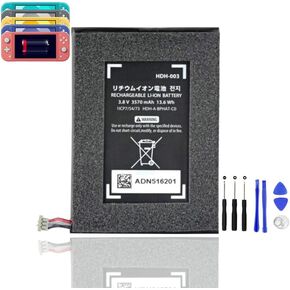 HDH-003 Controller 2025 Upgrade High Capacity Battery for Nintendo Switch Lite Game Player HDH-003 HDH-001 Lite with Professional Replacement Tool Kits 3.8V 13.6Wh 3570mAh