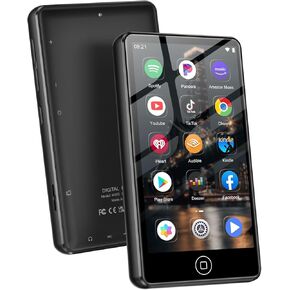 144GB MP3 Player with Bluetooth and WiFi,4.02-Inch Touchscreen Portable Music Player for Kids and Adults, Supports Spotify, Audible, Amazon Music, Libby.Up to 512GB