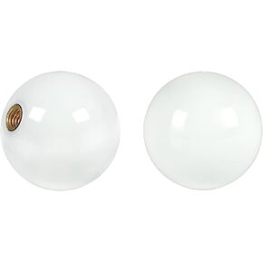 ACBSUSU Threaded Joystick Ball Top, Round Arcade Game Joystick Ball Top, American Game Joystick Ball Top Replacement, Game DIY Replacement Parts (Black - 2Pcs)