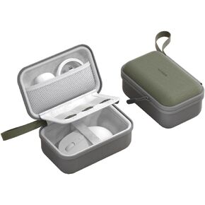 Hagibis Mouse Storage Case, Electronic Organizer Travel Bag, Portable Carry Case for Wireless Mouse Cable Charger Power Bank Hardshell (Grey)