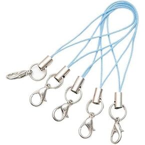 20Pcs Mobile Phone Rope Strap Charm Lariat Lanyard Phone Charms with Lobster Clasp Cords for Cellphone/USB Drive/Keychain/DIY Jewelry Accessories