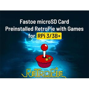 ألعاب 128 جيجابايت بطاقة microSD Retropie مع ألعاب Raspberry PI 3/3B+