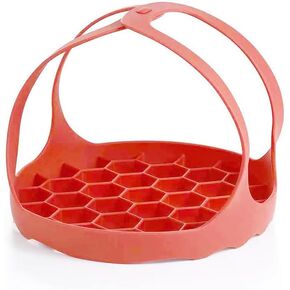 TopHomer Silicone Pressure Cooker Sling Bakeware Lifter Accessories with Heat And Scald Resistant Compatible with 6-Quart/8-Quart Instant Pot, Red