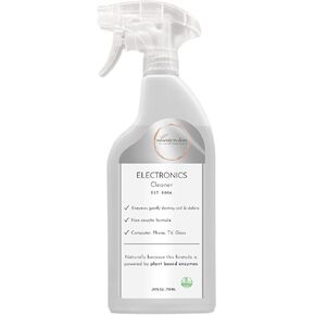 naturally it's clean Electronics Cleaner – 24oz | Safe for Phones, Screens, Keyboards, Monitors & TVs | Removes Dirt & Grime | Streak-Free on Glass & Stainless Steel | Home & Office Use