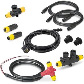 NMEA 2000 Starter Kit and Engine Interface Cable for Yamaha Outboard Engine 2006-2023 Bundle, Dual Tees Kits Terminators Marine 2K Network for Lowrance Garmin Replace# 000-0120-37 3004.6865