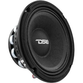 DS18 6XL650N-4 PRO 6.5" Mid-Range Loudspeaker 650 Watts 4-Ohm with Neodymium Rings, Pro Audio for Car/Truck Stereo Sound System - 1 Speaker