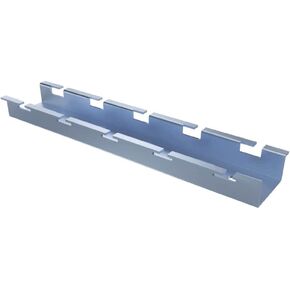 Electro Zinc Plated Wire Mesh Cable Tray Ceiling Hanging Bar, Silver Steel, Ceiling Mount, 150mm, 4 Pack