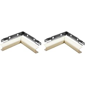 legrand B-7 Metal Raceway Inside Elbow, 1 Count (Pack of 2), Ivory