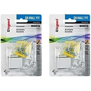 Wiremold NMW910 White CordMate Connection Covers (Pack of 2)