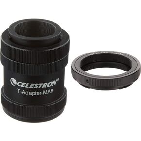 Celestron 93635-A T-ADAPTER لـ NEXSTAR 4GT و 93402 T-Ring لمرفق كاميرا نيكون
