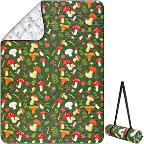 ICOSY Large Picnic Outdoor Blankets, 78'' x 59'' Beach Camping Blanket Waterproof Sandproof Picnic Camping Mat Camping Gear Essentials