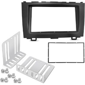 NuIth Double DIN Radio Dash Kits for Honda CRV 2007-2011 + Universal Fit Metal Radio/DVD Player/Fitting Cage Mounting Bracket