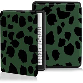 MOROCK Slim Case for All-New 6" Kindle(11th Generation,2024/2022 Release, Model No.RS23CV/C2V2L3), Premium Lightweight PU Leather Cover with Hand Strap, Auto Wake/Sleep Case, Oat Coffee