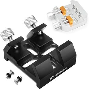 Astromania Premium Dovetail Clamp - Bundle with - Universal Dovetail Base