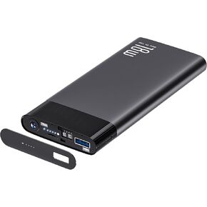 Lizvie Power Bank Camera 10000 Mah 1080p كاميرا للأمن المنزلي مع الرؤية الليلية/الشحن السريع/التطبيق المجاني/جهاز التحكم عن بُعد ، والتحكم المتوافق مع Galaxy S10/S6 Edge+