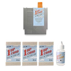 1UPcard Cleaning Kit Compatible With NES (Nintendo Entertainment System) Console And Video Game Cartridges