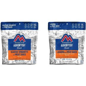 Mountain House Classic Spaghetti and Lasagna with Meat Sauce | Freeze Dried Backpacking & Camping Food |2 Servings
