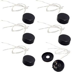 (Pack of 6 cr2032 Battery Holder Coin Cell Holder, CR2032 Battery Holder with Switch, 2 x 3V CR2032 Button Cell Battery Holder with Switch
