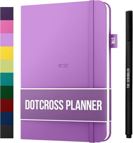 Daily Planner 2025 (Undated) | A5 Dotcross | Your All in One Day Organizer, At A Glance Weekly Agenda, Yearly Calendar Book | Planners for Personal, Professional, Academic & Work Goals and Schedule in Saudi Arabia
