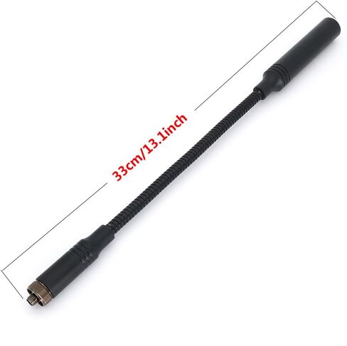 AT-33G SMA-F Dual Band VHF/UHF High Gain 136-174MHz 400-470MHz Ham Radio Antenna for Kenwood wouxun Baofeng UV-5R BF-888S Quansheng UV-K5 UV-K58 UV-K6 Handheld Two Way Radio in Saudi Arabia
