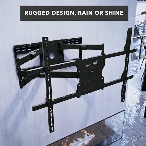 Mount-It! The Beast Outdoor TV Wall Mount, Weatherproof 275 lb Capacity Heavy Duty TV Wall Mount with Long Extension Arms in Saudi Arabia